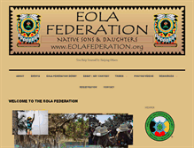 Tablet Screenshot of eolafederation.org